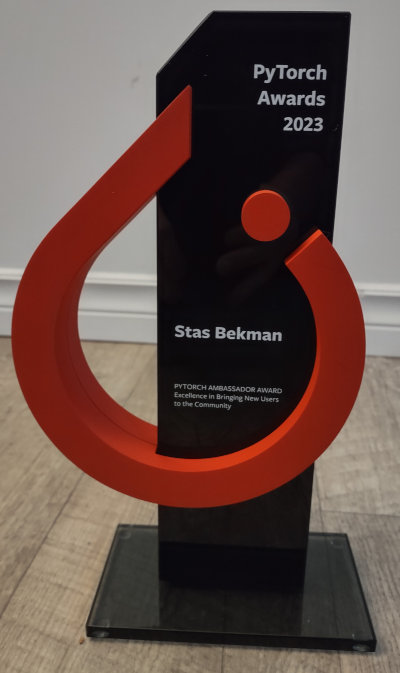 Stas Bekman Pytorch Community Award 2023